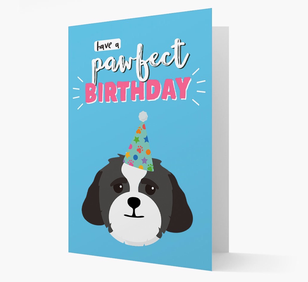 'Have A Pawfect Birthday' - Personalised {breedFullName} Card