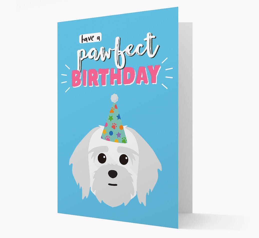 'Have A Pawfect Birthday' - Personalised {breedFullName} Card