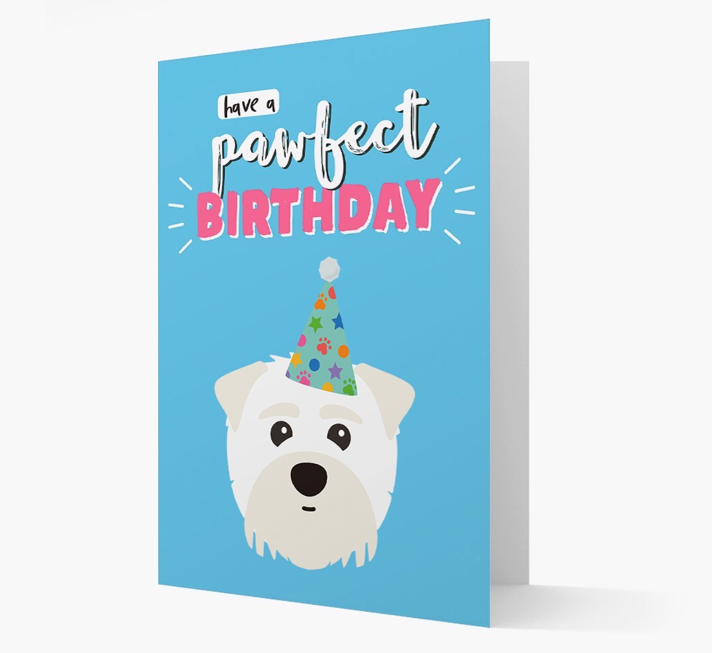 'Have A Pawfect Birthday' - Personalised {breedFullName} Card