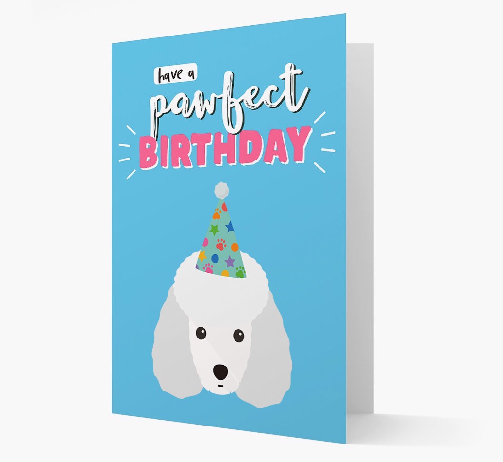 'Have A Pawfect Birthday' - Personalised {breedFullName} Card