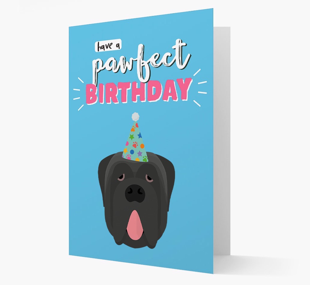 'Have A Pawfect Birthday' - Personalised {breedFullName} Card