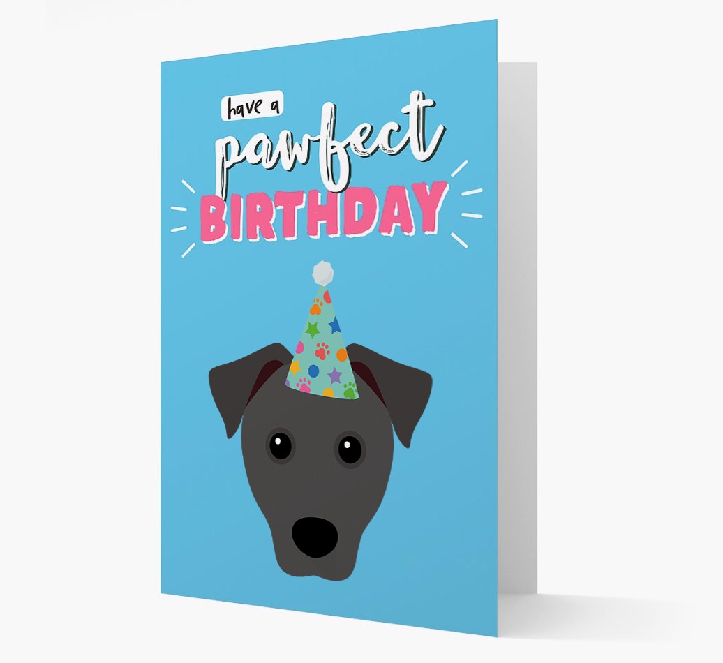 'Have A Pawfect Birthday' - Personalised {breedFullName} Card