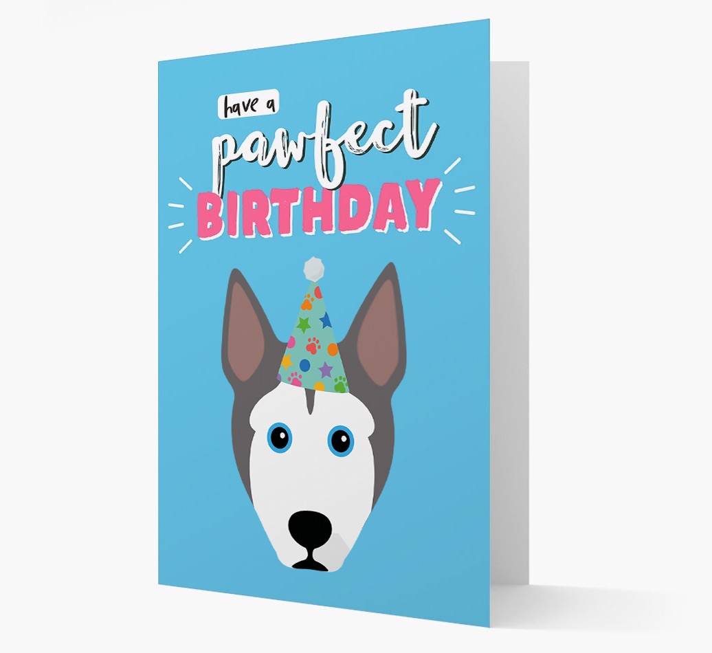 'Have A Pawfect Birthday' - Personalised {breedFullName} Card