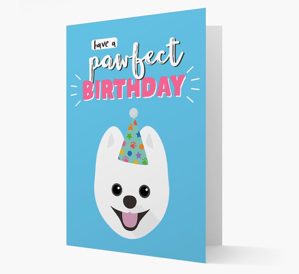 'Have A Pawfect Birthday' - Personalized {breedFullName} Card