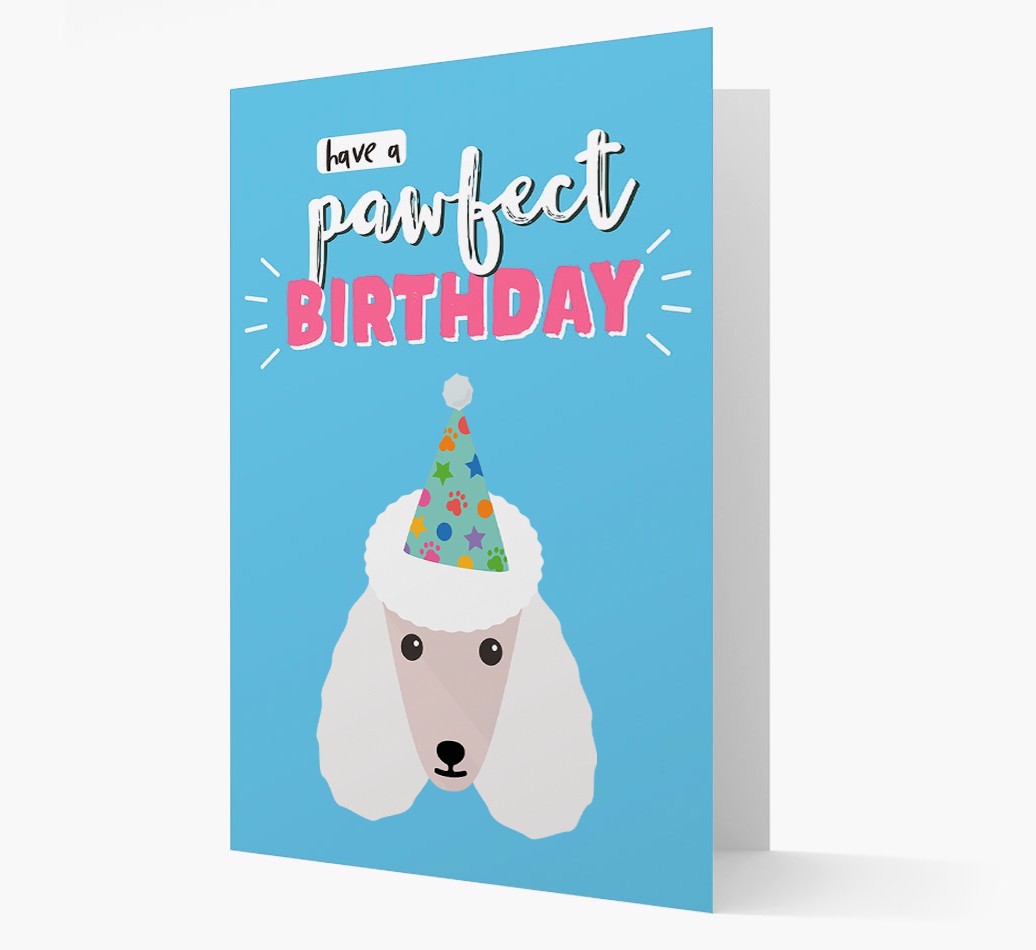 'Have A Pawfect Birthday' - Personalised {breedFullName} Card