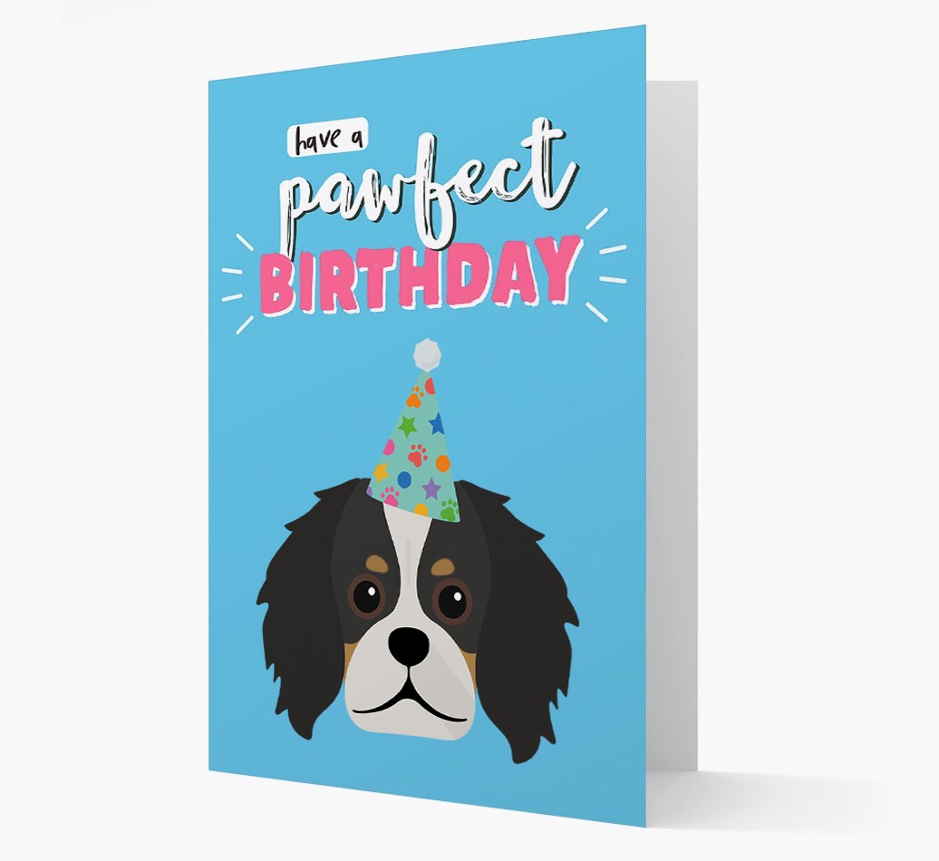 'Have A Pawfect Birthday' - Personalised {breedFullName} Card
