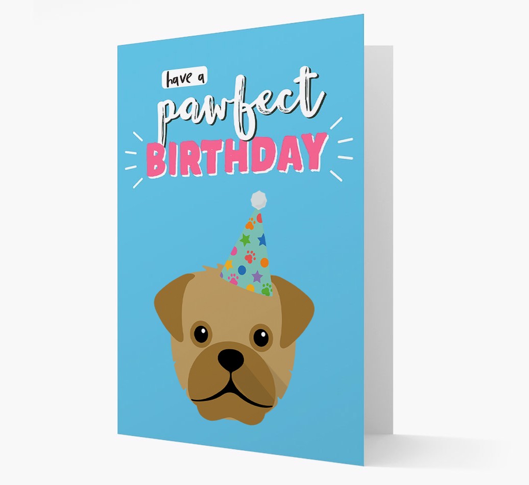 'Have A Pawfect Birthday' - Personalised {breedFullName} Card