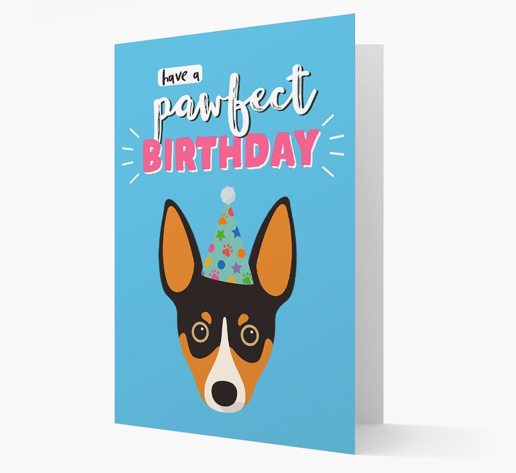 'Have A Pawfect Birthday' - Personalised {breedFullName} Card