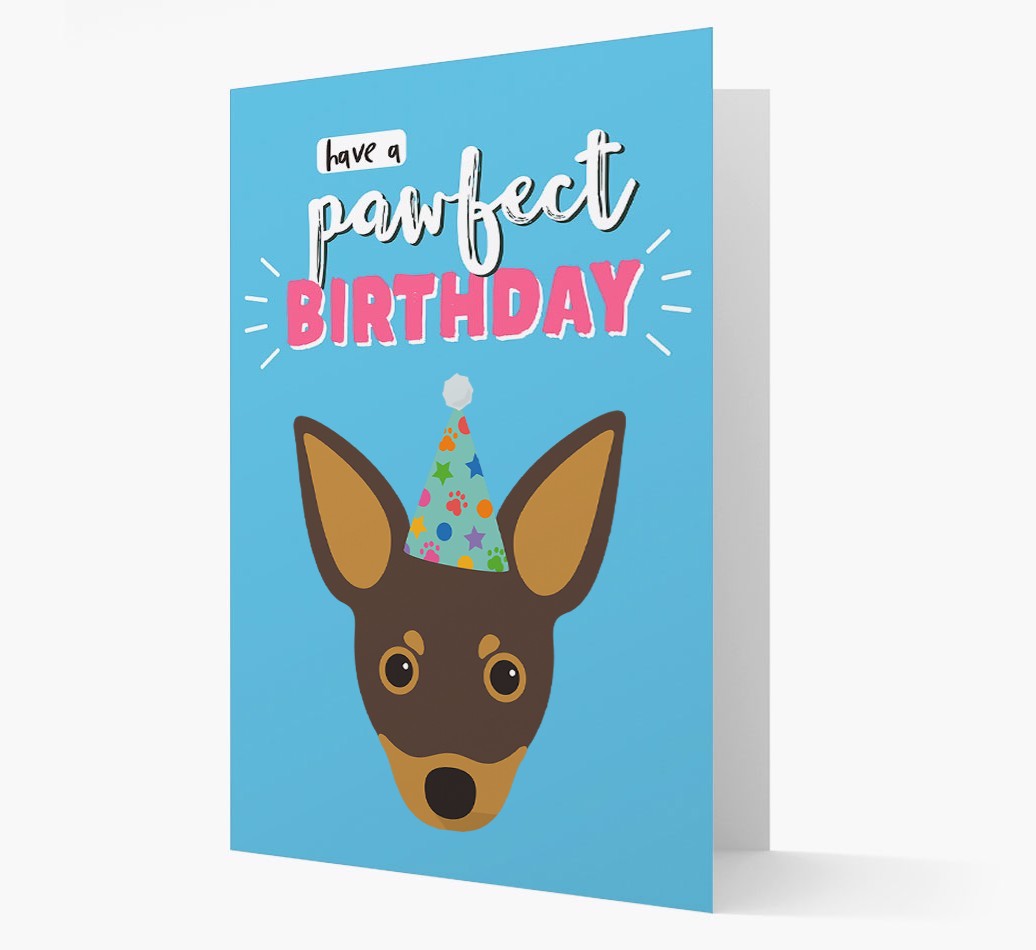 'Have A Pawfect Birthday' - Personalised {breedFullName} Card