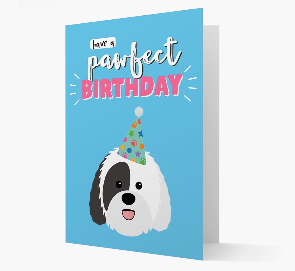 'Have A Pawfect Birthday' - Personalised {breedFullName} Card