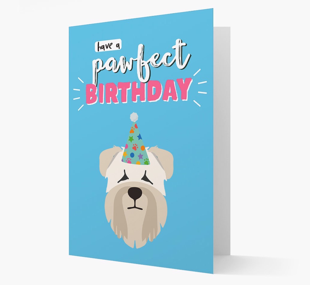 'Have A Pawfect Birthday' - Personalised {breedFullName} Card