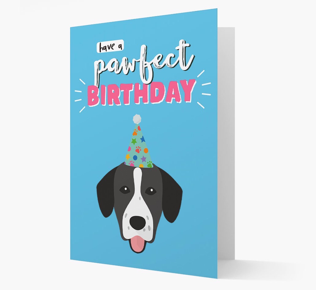 'Have A Pawfect Birthday' - Personalised {breedFullName} Card