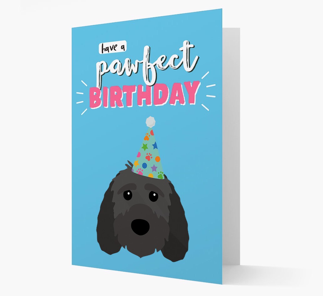 'Have A Pawfect Birthday' - Personalised {breedFullName} Card
