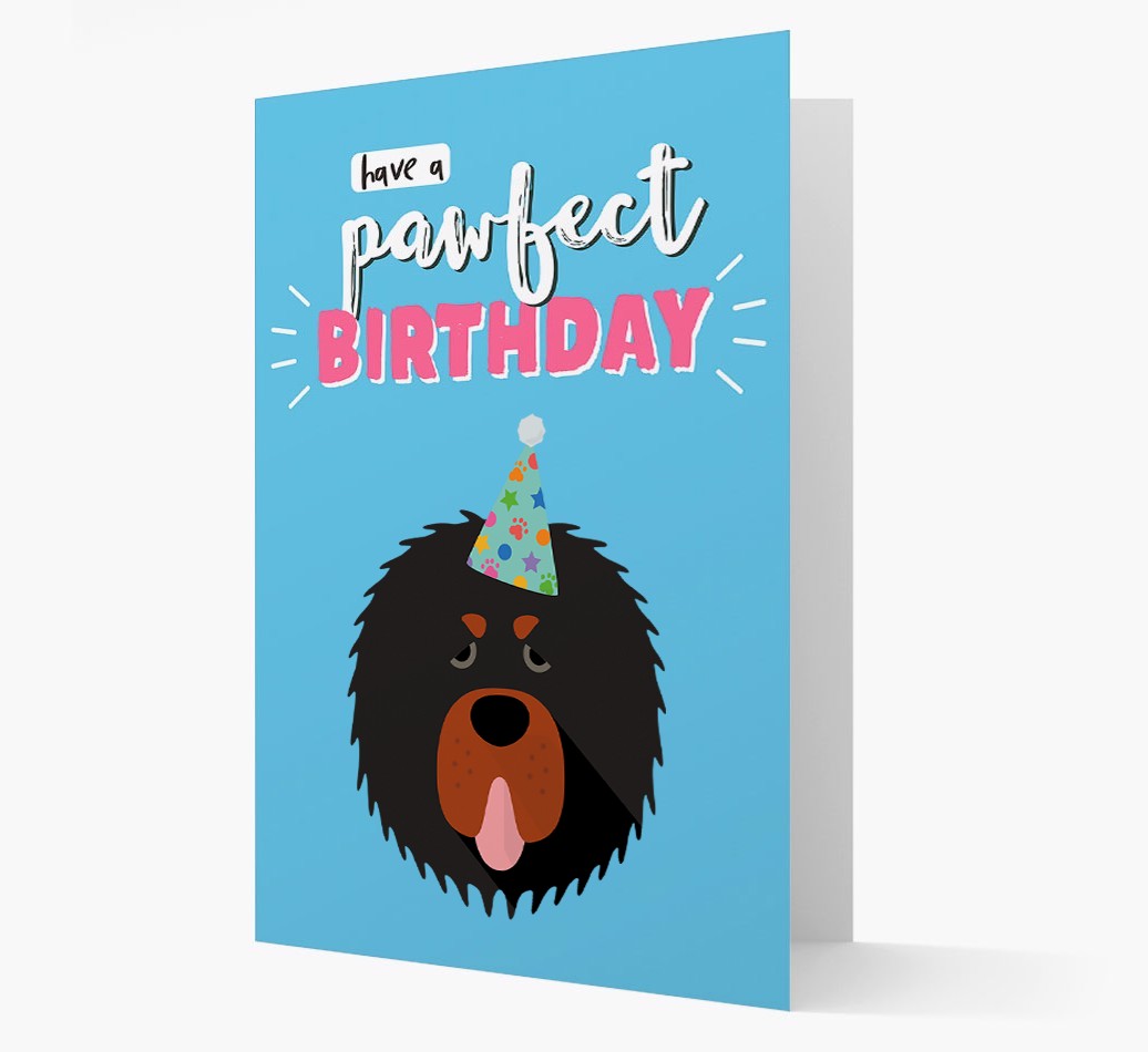 'Have A Pawfect Birthday' - Personalised {breedFullName} Card