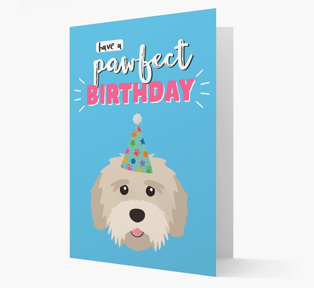 'Have A Pawfect Birthday' - Personalised {breedFullName} Card