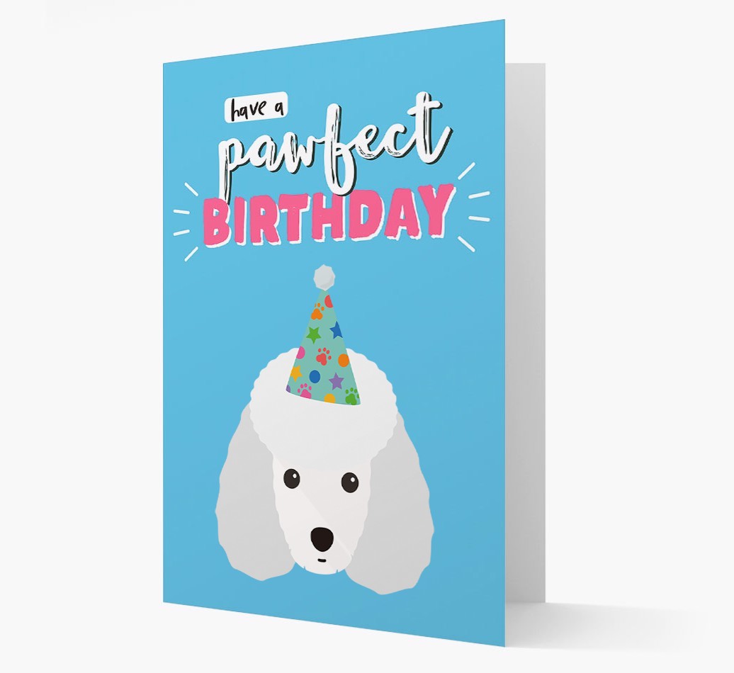 'Have A Pawfect Birthday' - Personalised {breedFullName} Card