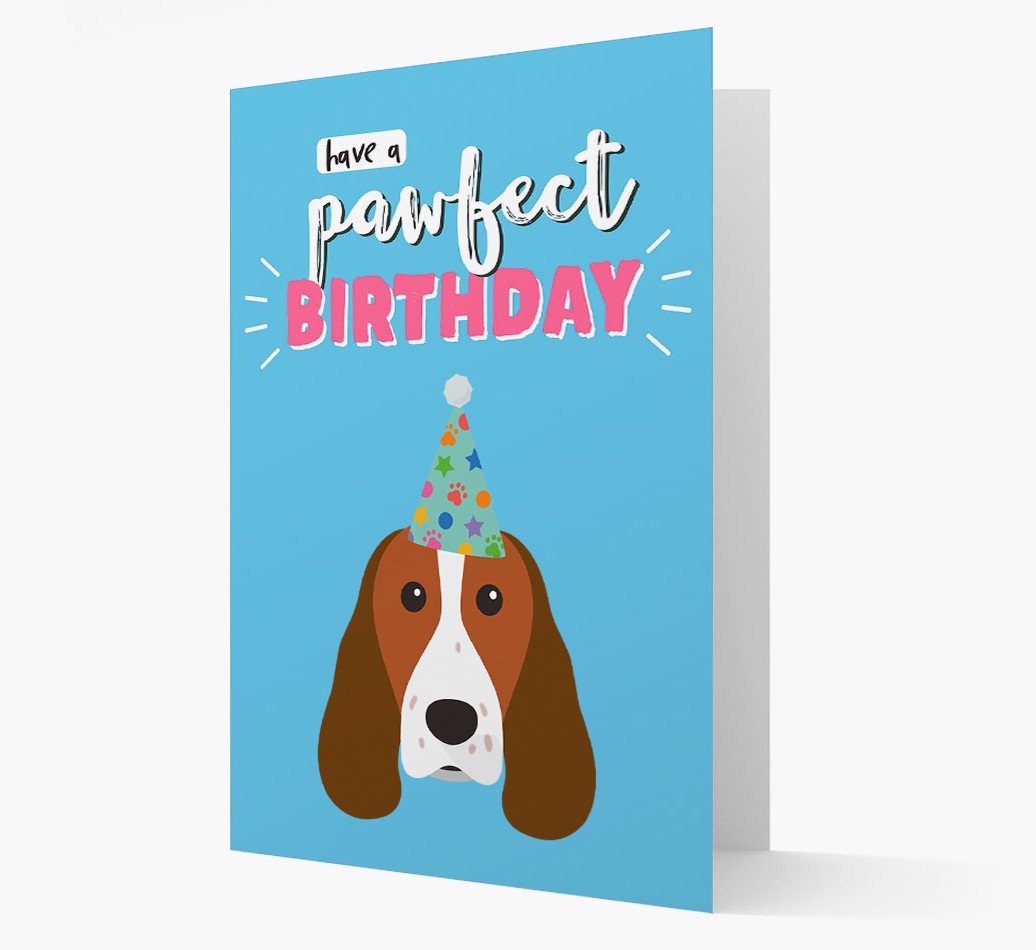 'Have A Pawfect Birthday' - Personalised {breedFullName} Card
