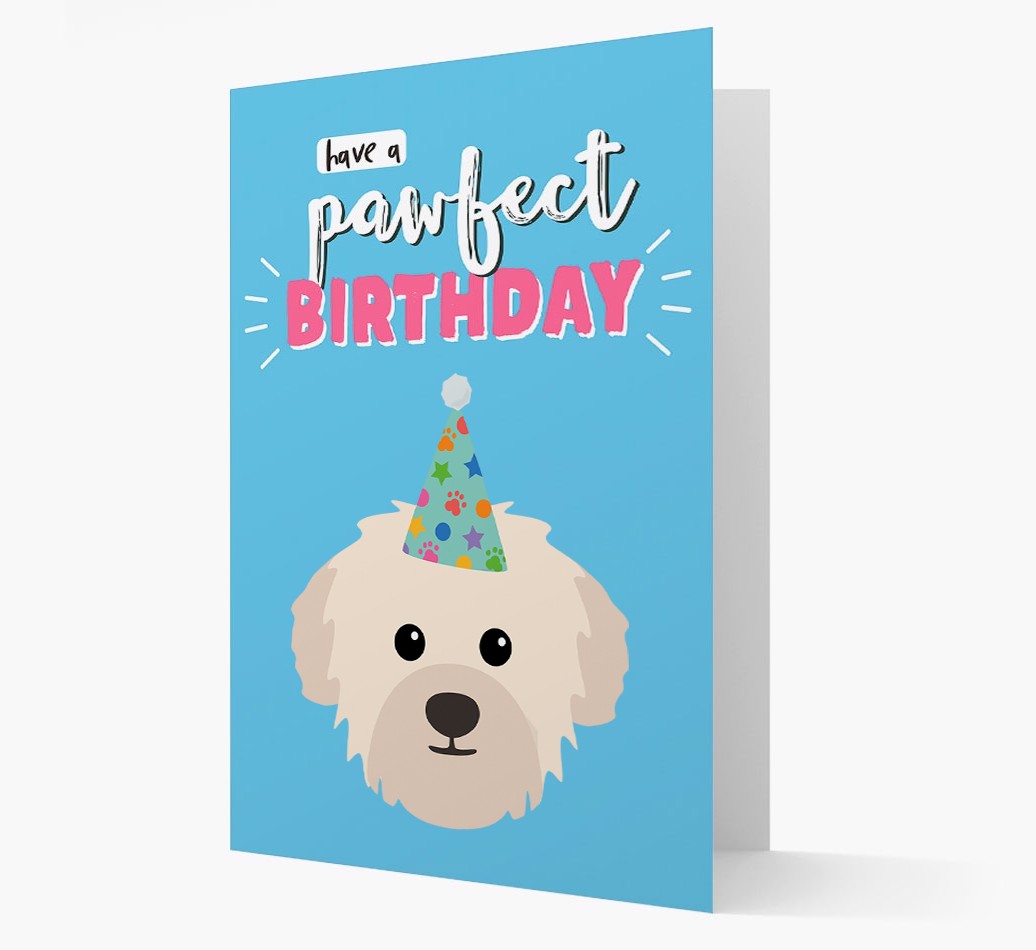 'Have A Pawfect Birthday' - Personalised {breedFullName} Card