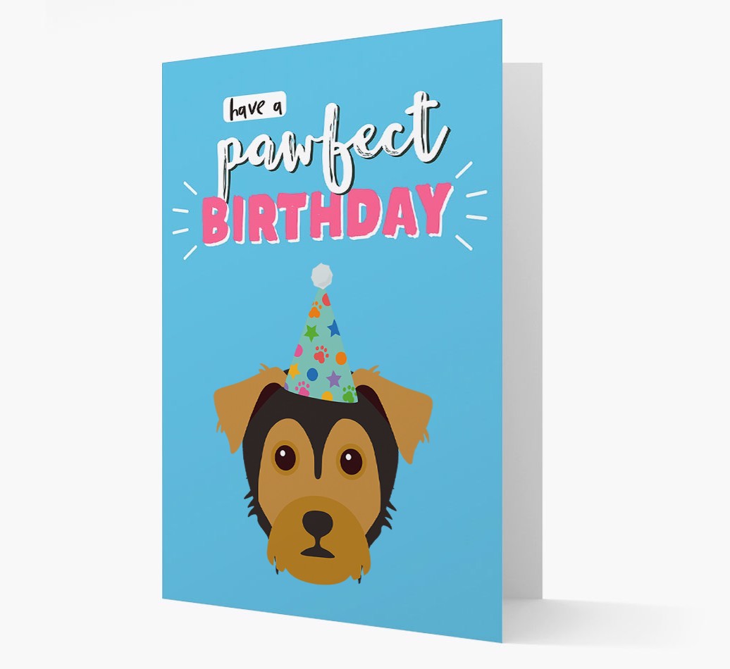 'Have A Pawfect Birthday' - Personalised {breedFullName} Card