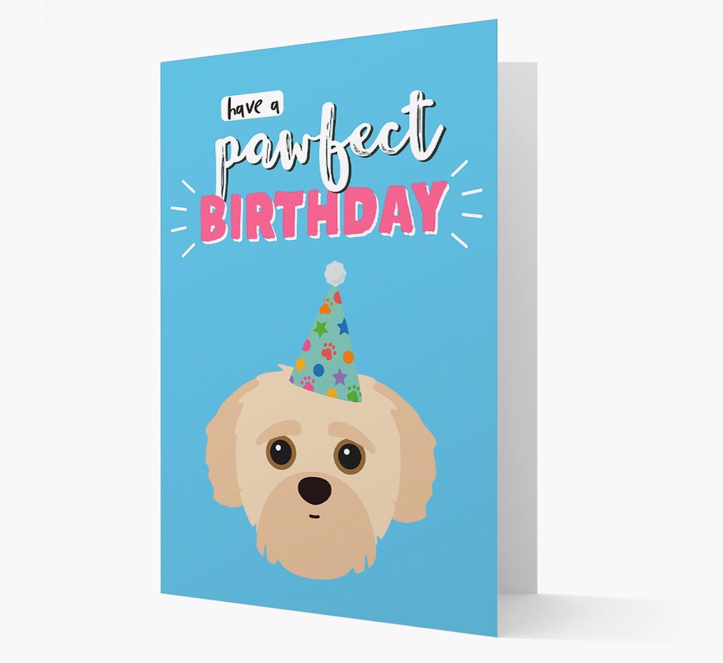 'Have A Pawfect Birthday' - Personalised {breedFullName} Card