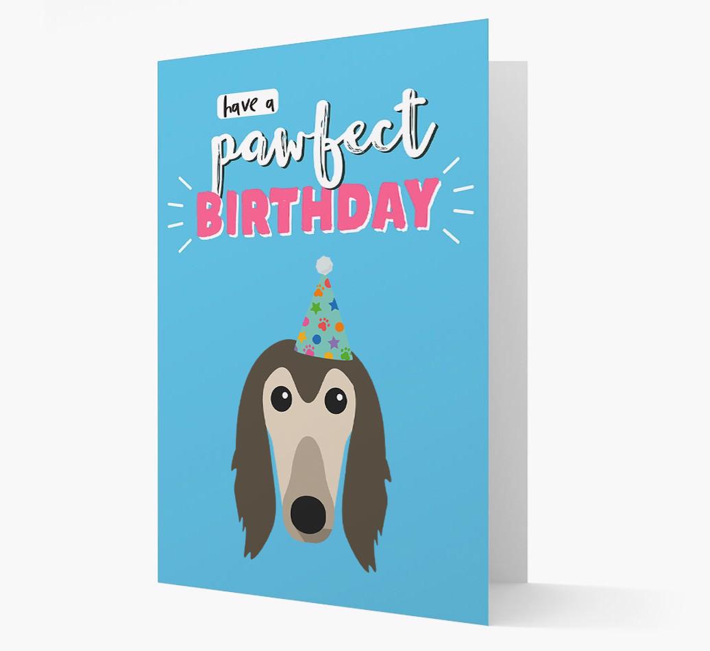 'Have A Pawfect Birthday' - Personalized {breedFullName} Card