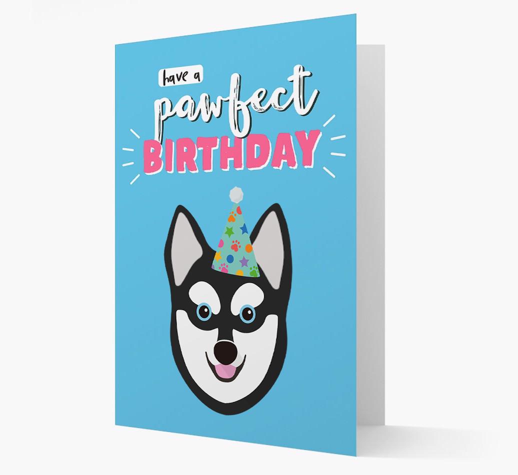 'Have A Pawfect Birthday' - Personalized {breedFullName} Card