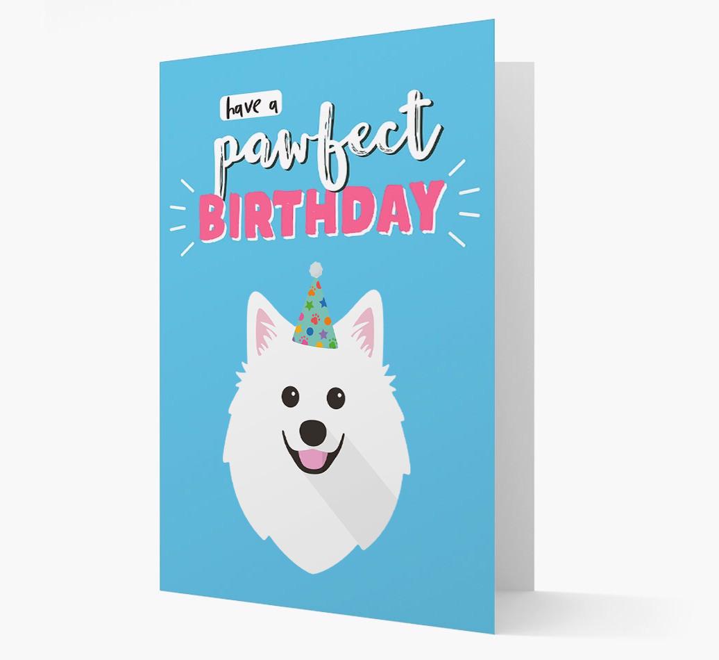 'Have A Pawfect Birthday' - Personalized {breedFullName} Card