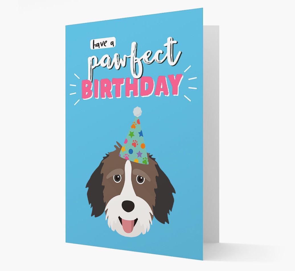 'Have A Pawfect Birthday' - Personalized {breedFullName} Card