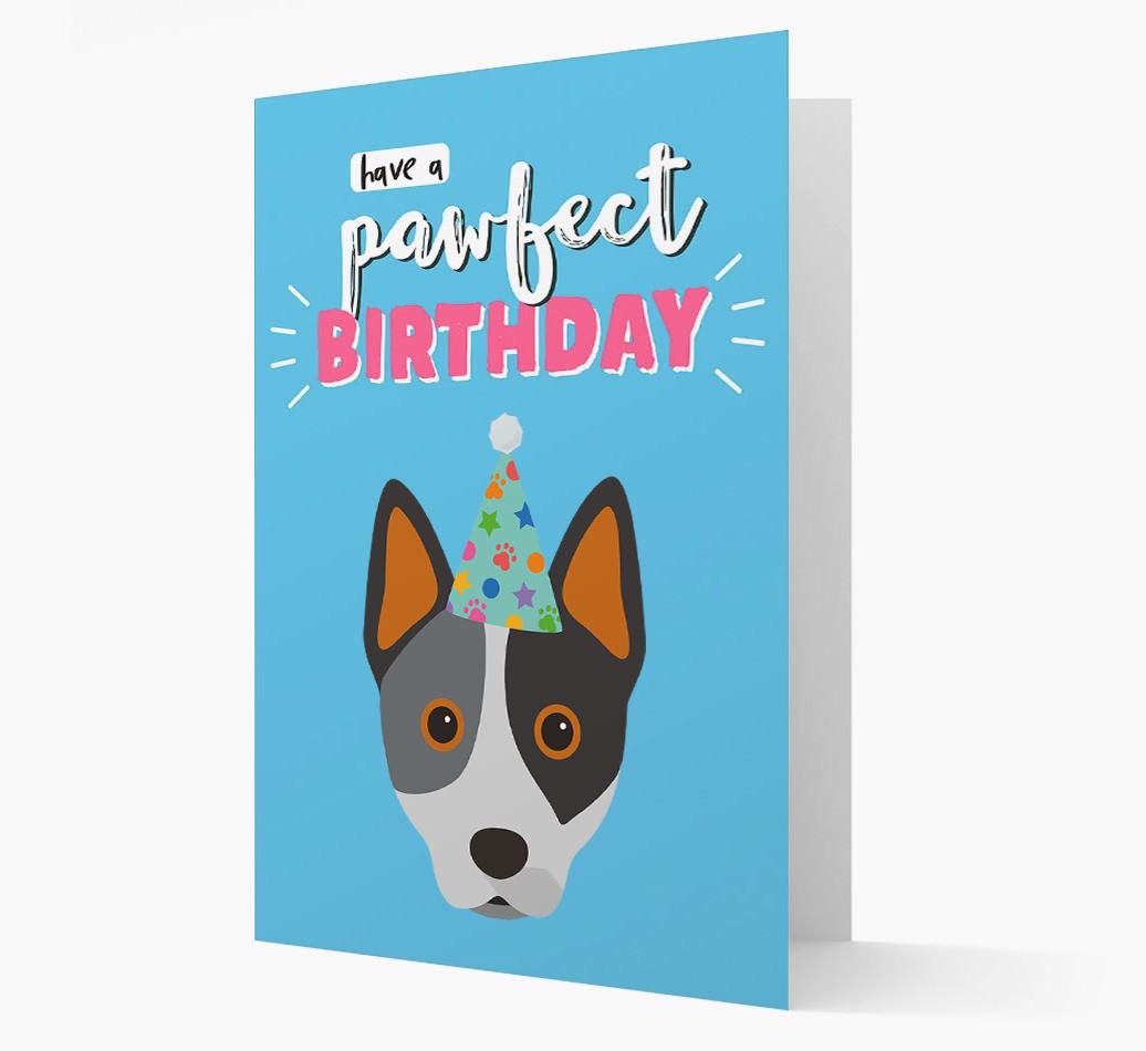 'Have A Pawfect Birthday' - Personalized {breedFullName} Card