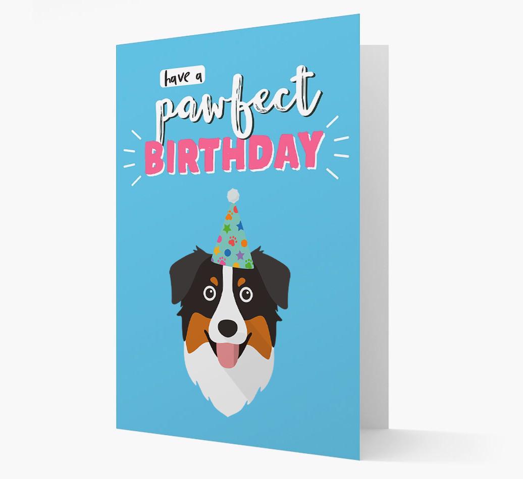 'Have A Pawfect Birthday' - Personalized {breedFullName} Card