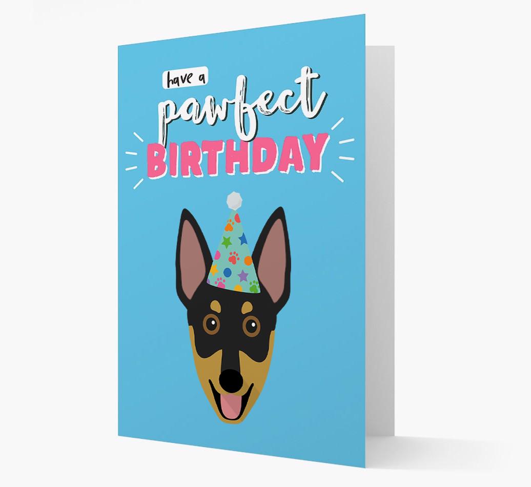 'Have A Pawfect Birthday' - Personalized {breedFullName} Card