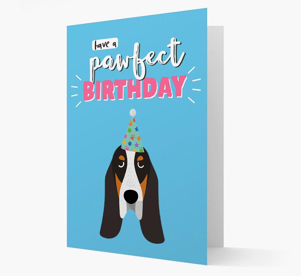 'Have A Pawfect Birthday' - Personalized {breedFullName} Card