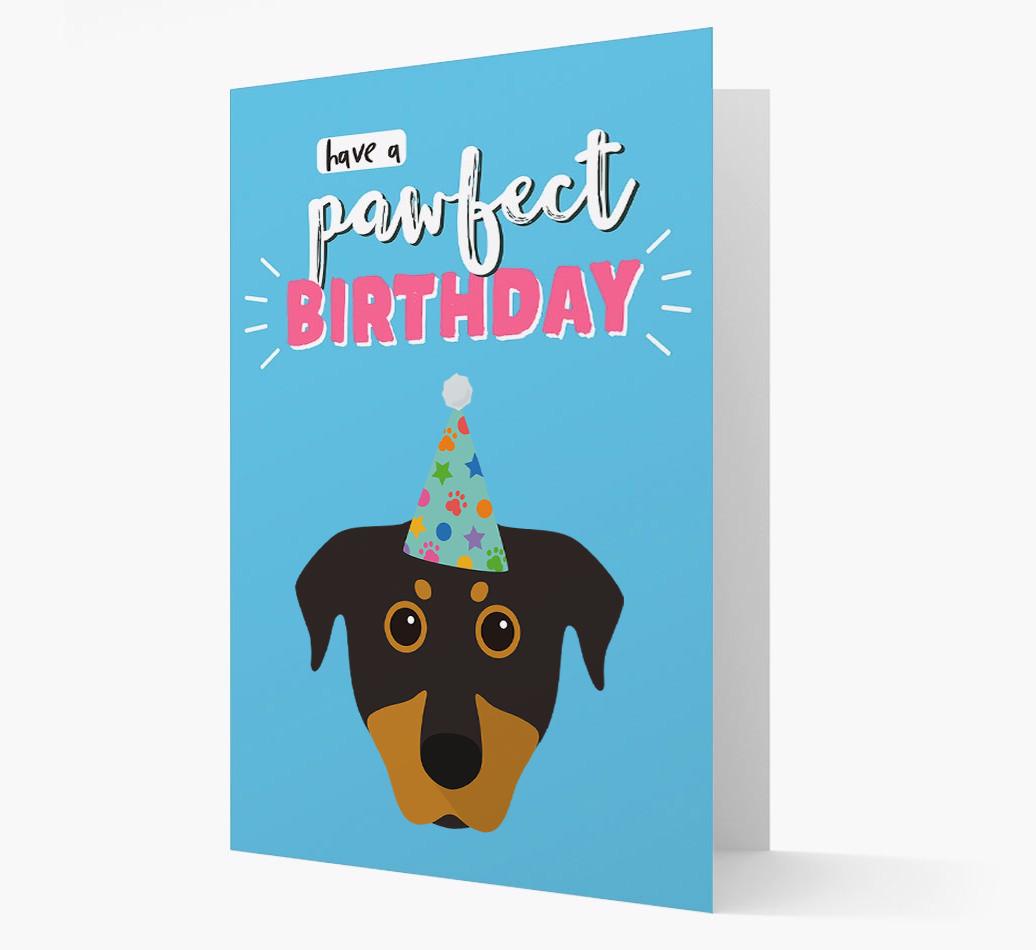 'Have A Pawfect Birthday' - Personalized {breedFullName} Card