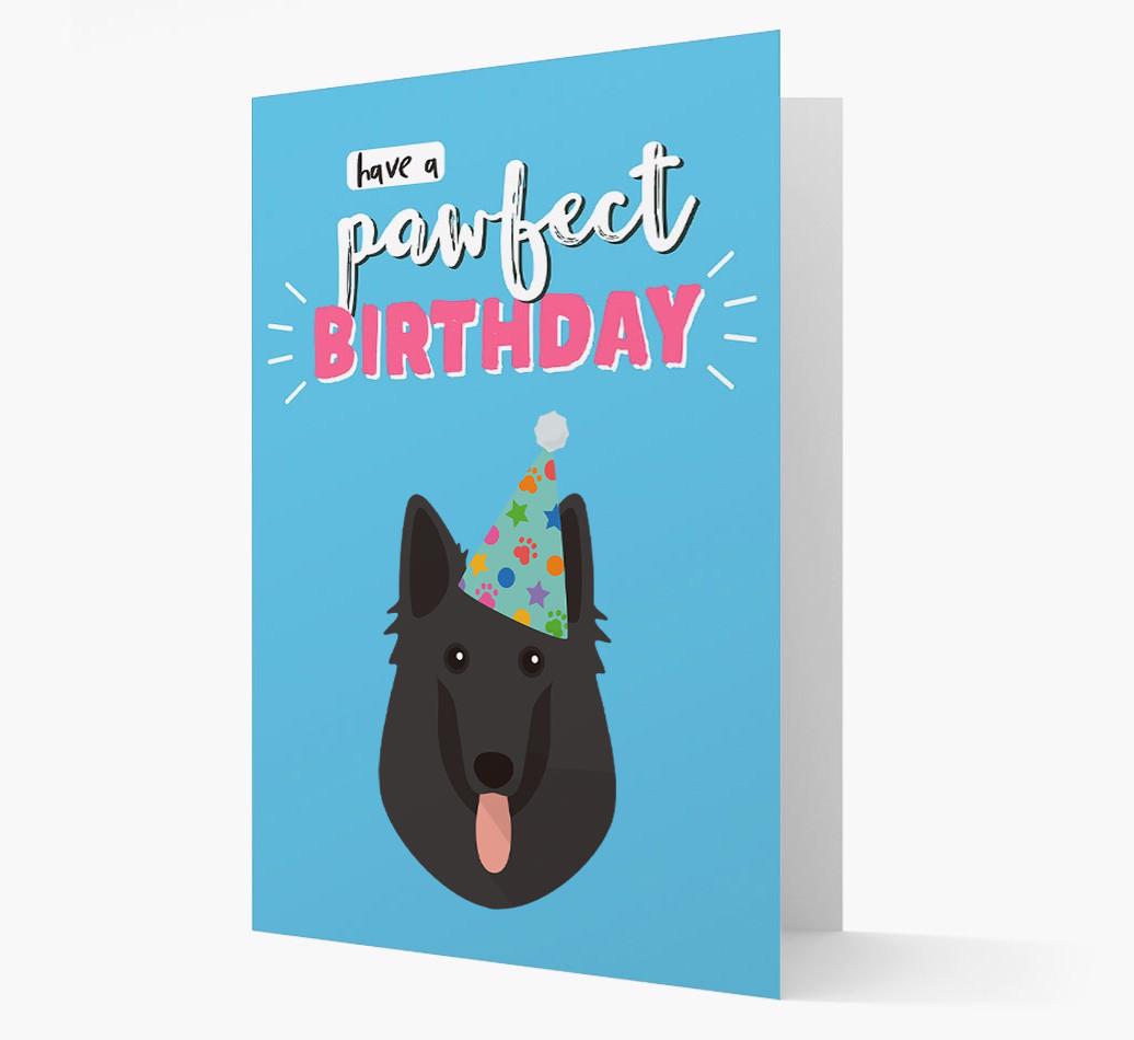 'Have A Pawfect Birthday' - Personalized {breedFullName} Card