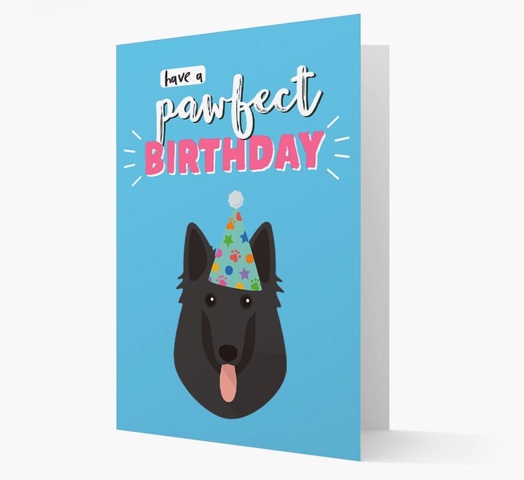 'Have A Pawfect Birthday' - Personalized {breedFullName} Card