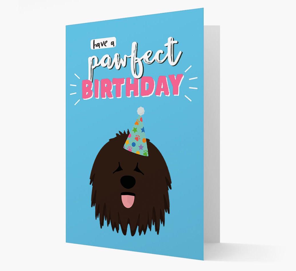 'Have A Pawfect Birthday' - Personalized {breedFullName} Card