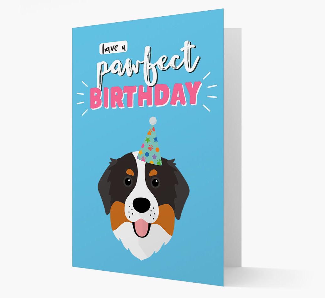 'Have A Pawfect Birthday' - Personalized {breedFullName} Card