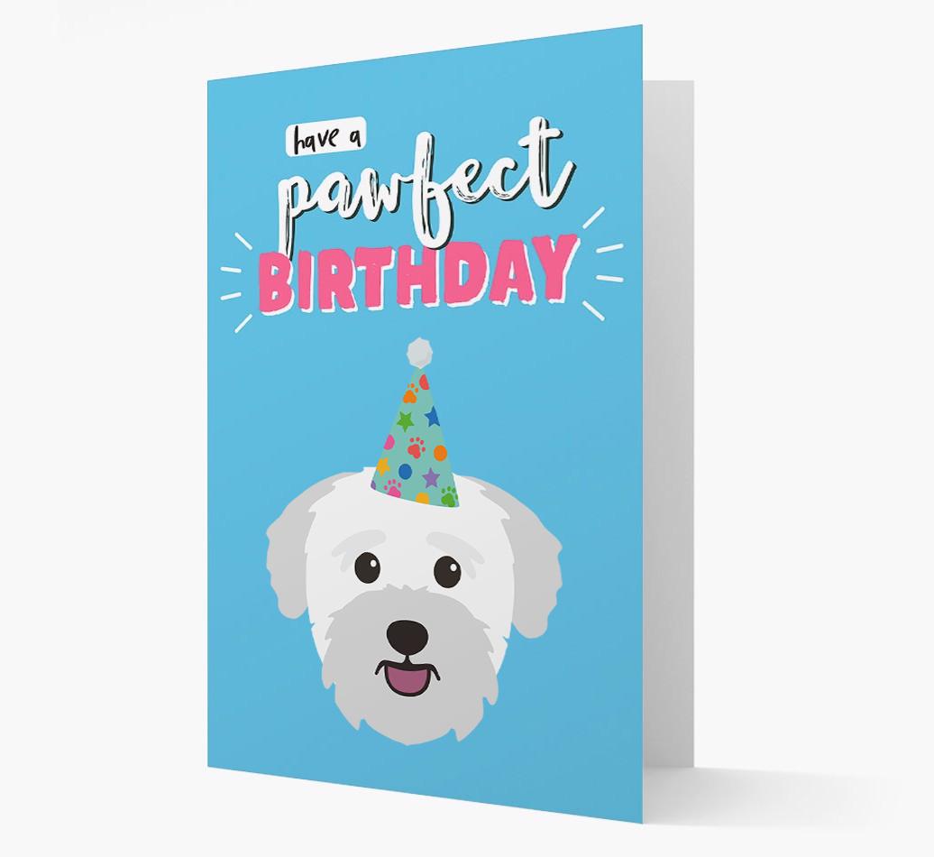 'Have A Pawfect Birthday' - Personalized {breedFullName} Card