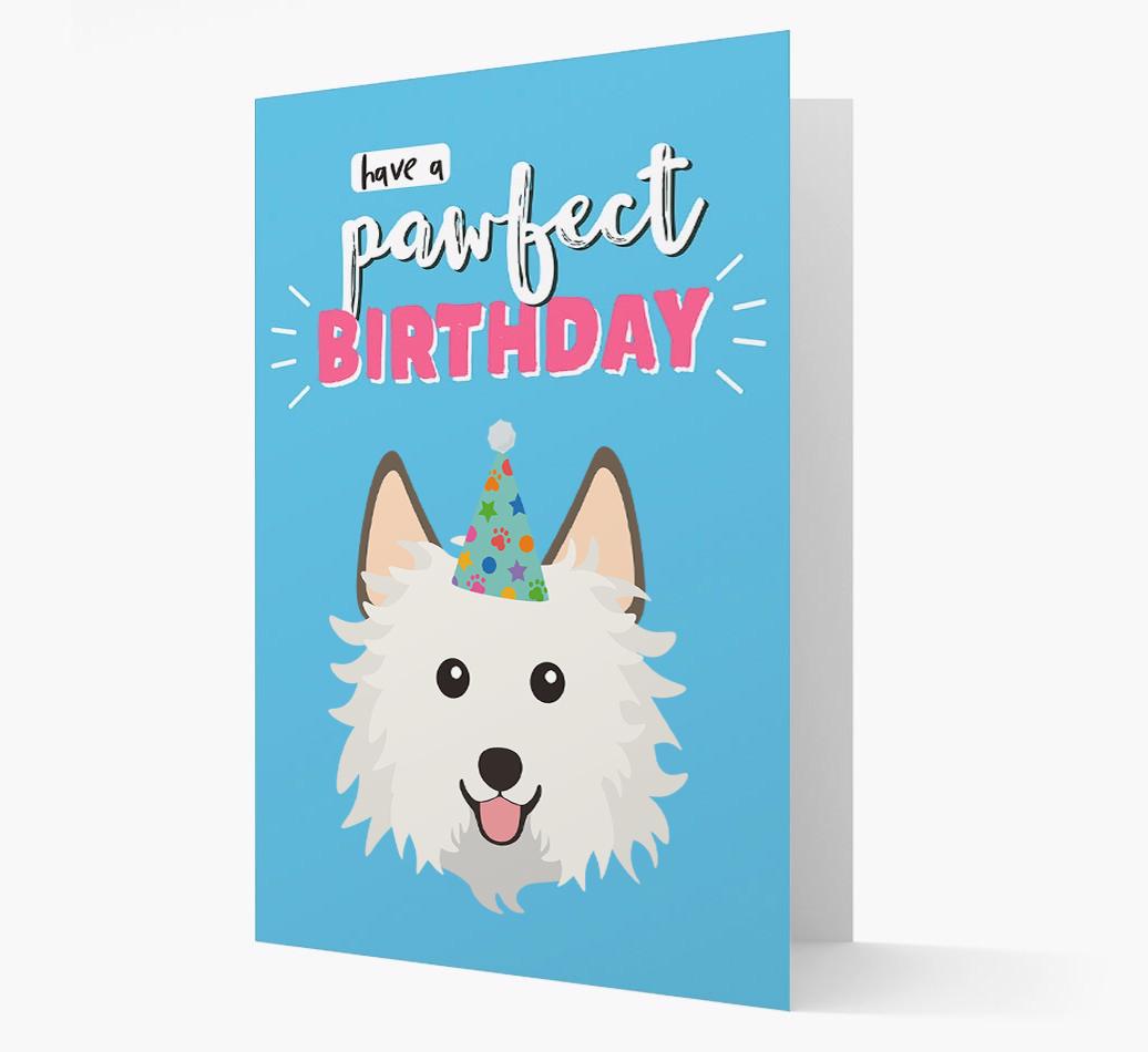 'Have A Pawfect Birthday' - Personalized {breedFullName} Card