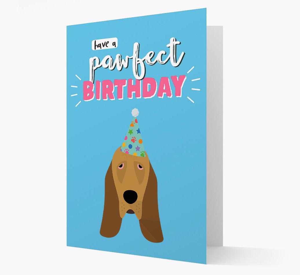 'Have A Pawfect Birthday' - Personalized {breedFullName} Card