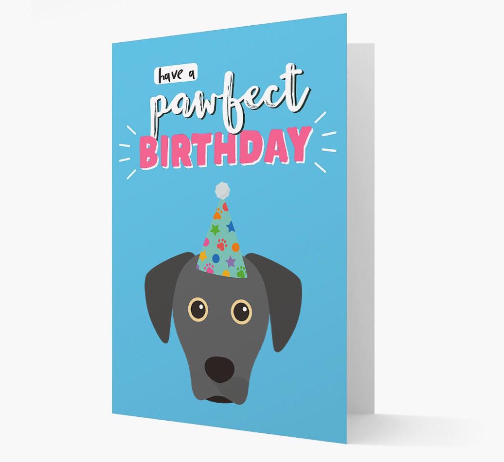 'Have A Pawfect Birthday' - Personalized {breedFullName} Card