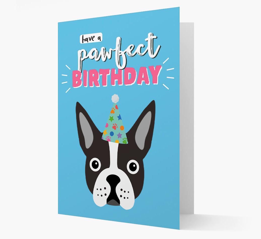 'Have A Pawfect Birthday' - Personalized {breedFullName} Card