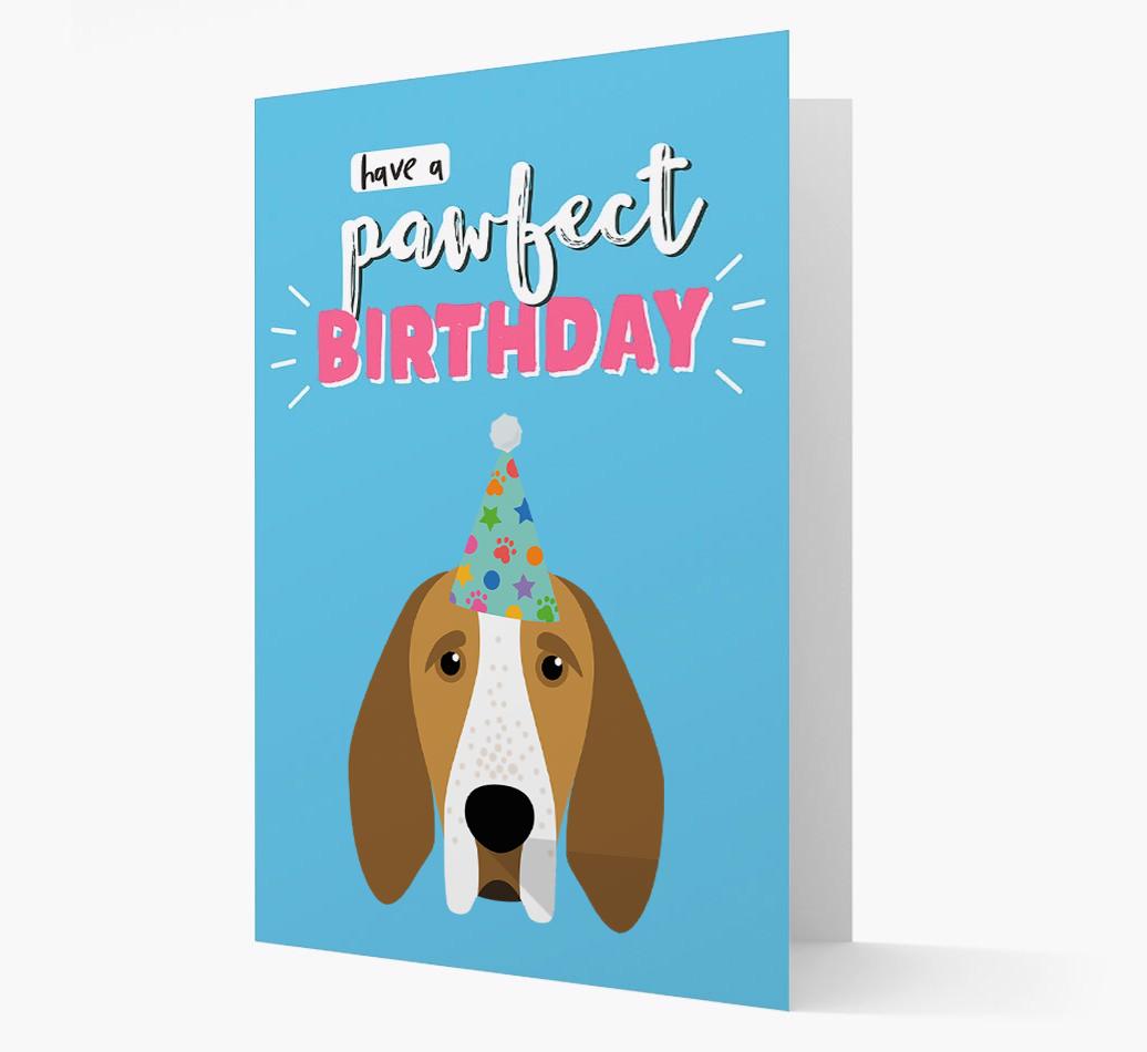 'Have A Pawfect Birthday' - Personalized {breedFullName} Card