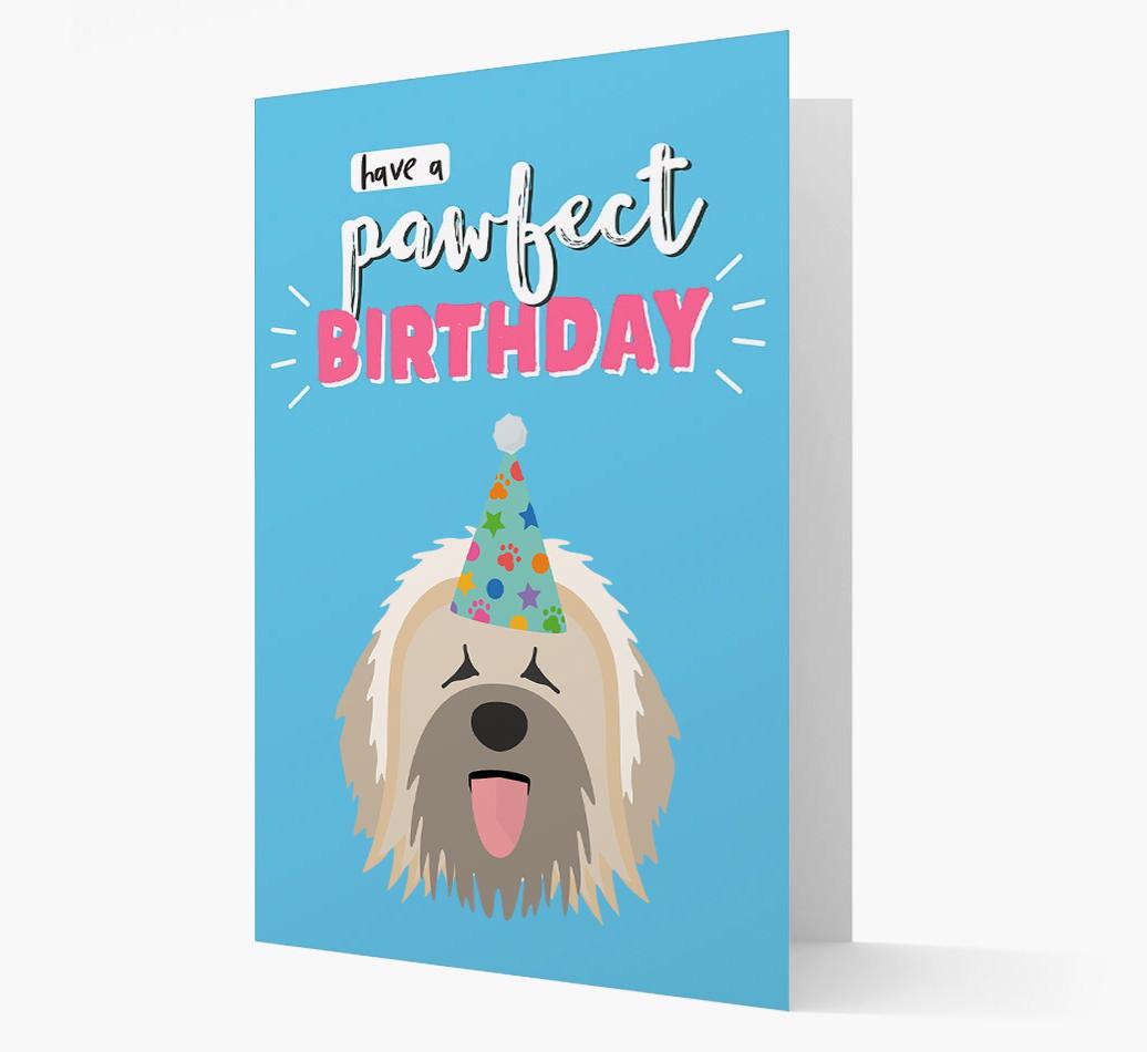 'Have A Pawfect Birthday' - Personalized {breedFullName} Card