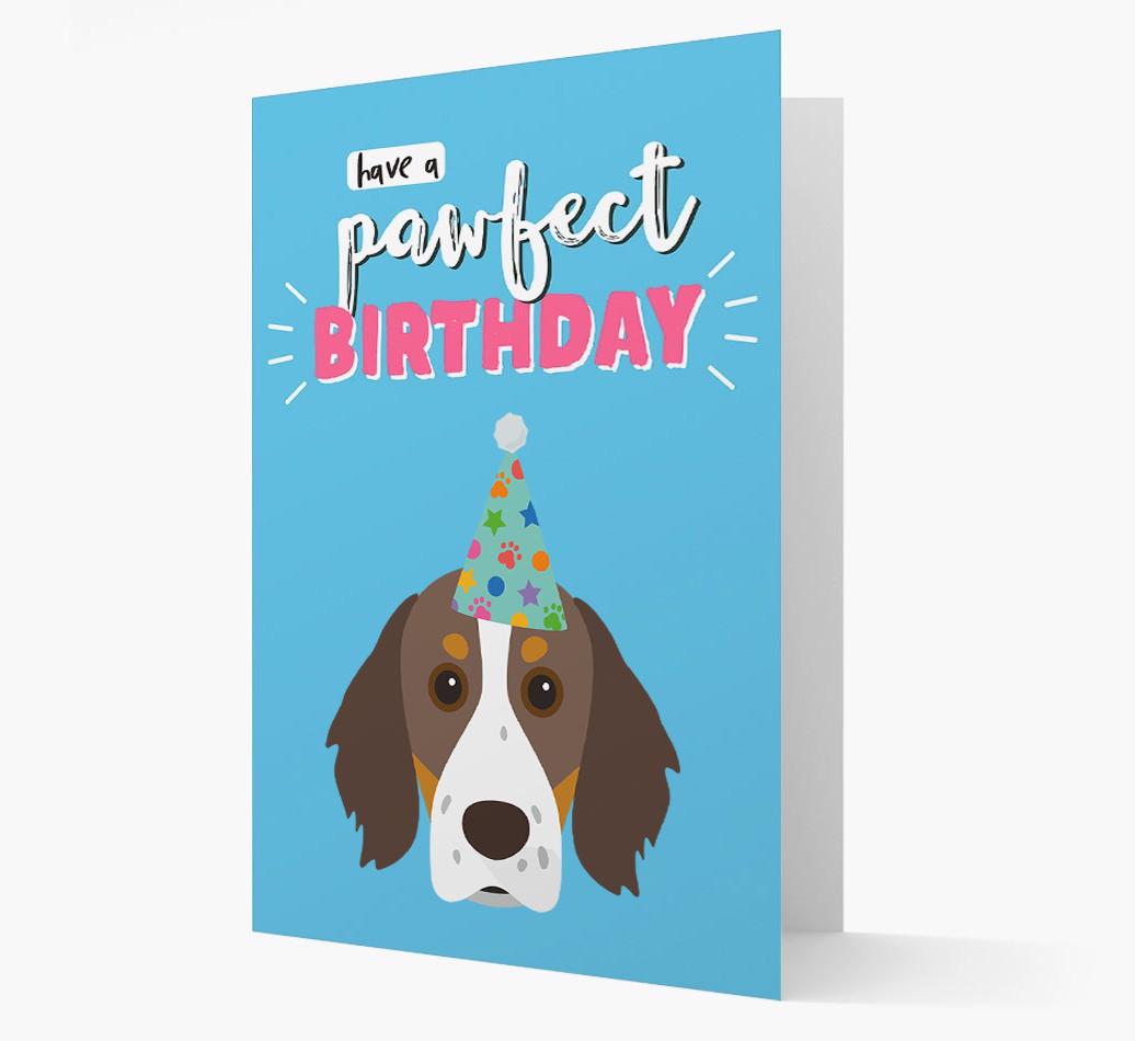 'Have A Pawfect Birthday' - Personalized {breedFullName} Card