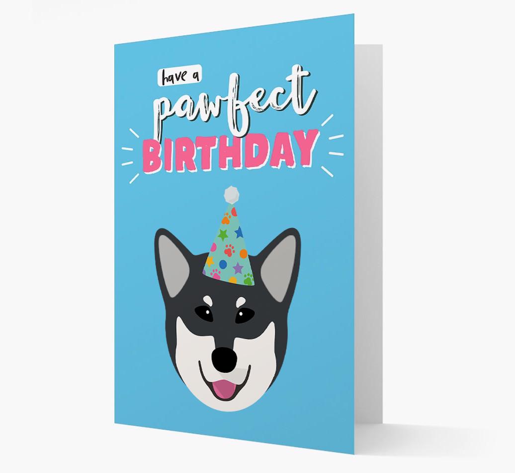 'Have A Pawfect Birthday' - Personalized {breedFullName} Card
