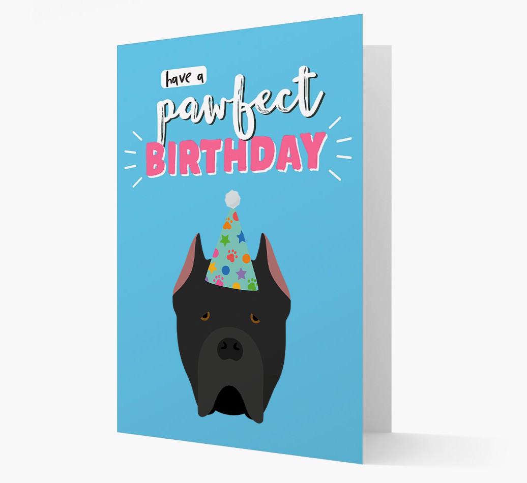 'Have A Pawfect Birthday' - Personalized {breedFullName} Card