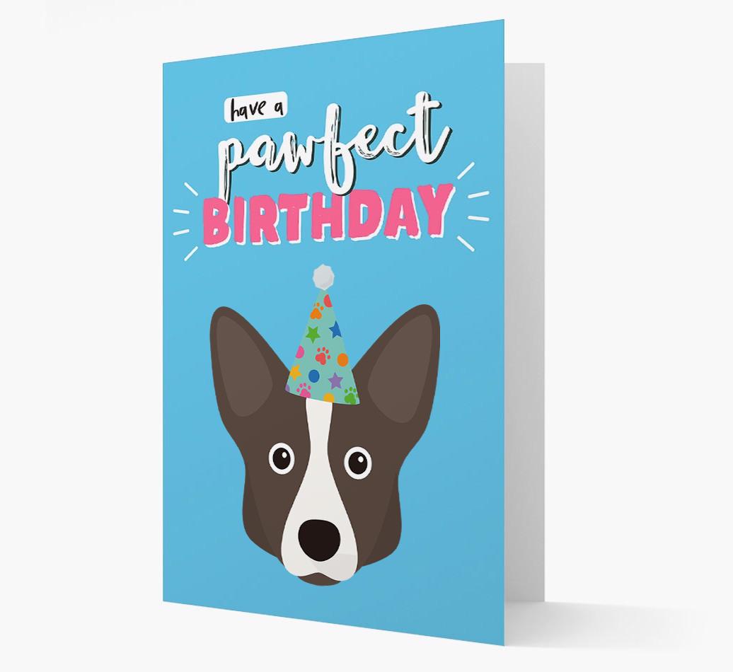 'Have A Pawfect Birthday' - Personalized {breedFullName} Card