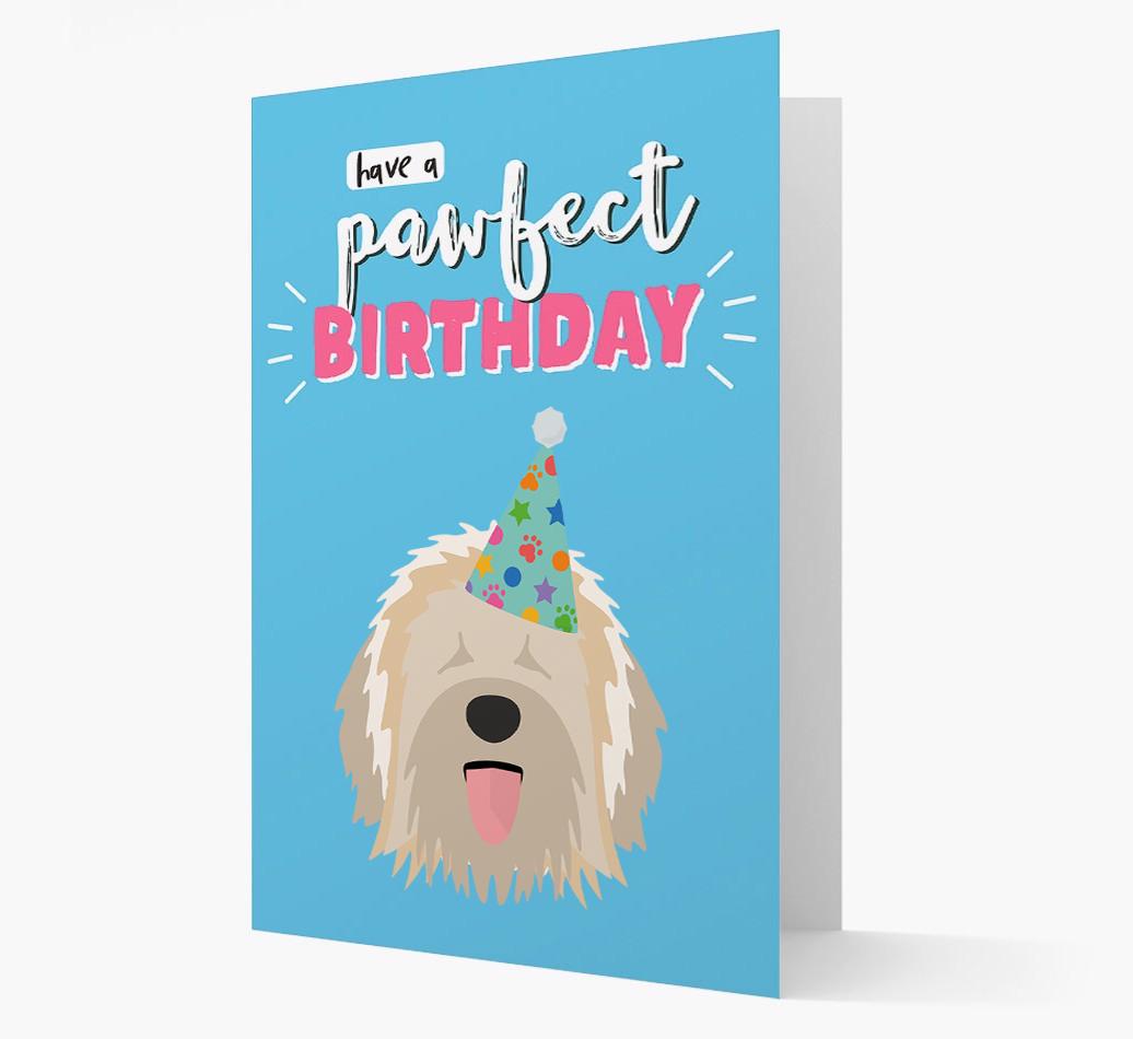'Have A Pawfect Birthday' - Personalized {breedFullName} Card