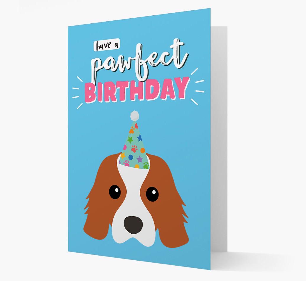 'Have A Pawfect Birthday' - Personalized {breedFullName} Card